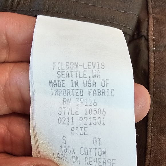 LEVI'S FILSON Since 1897 Trucker Hunting Jacket - Picture 10 of 12